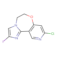 Chemical structure of 12-chloro-4-iodo-9-oxa-3,6,13-triazatricyclo[8.4.0.0²,⁶]tetradeca-1(10),2,4,11,13-pentaene - CSSB00025713995