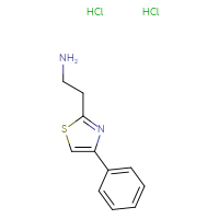 Chemical structure of 2-(4-phenyl-1,3-thiazol-2-yl)ethan-1-amine dihydrochloride - CSSB06744479737