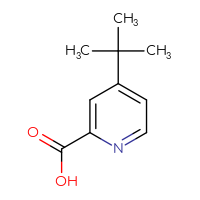 Chemical structure of 4-tert-butylpyridine-2-carboxylic acid - CSSB00000085849