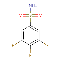 Chemical structure of 3,4,5-trifluorobenzene-1-sulfonamide - CSSB00011757209