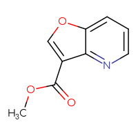 Chemical structure of methyl furo[3,2-b]pyridine-3-carboxylate - CSSB00009891953