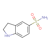 Chemical structure of 2,3-dihydro-1H-indole-5-sulfonamide - CSSB00000233467