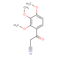 Chemical structure of 3-oxo-3-(2,3,4-trimethoxyphenyl)propanenitrile - CSSB00000358041