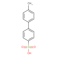 Chemical structure of 4'-methyl-[1,1'-biphenyl]-4-sulfonic acid - CSSB00025770161