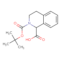 Chemical structure of 2-[(tert-butoxy)carbonyl]-1,2,3,4-tetrahydroisoquinoline-1-carboxylic acid - CSSB00000745965
