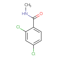 Chemical structure of 2,4-dichloro-N-methylbenzamide - CSSB00000159828