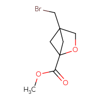 Chemical structure of methyl 4-(bromomethyl)-2-oxabicyclo[2.1.1]hexane-1-carboxylate - CSSB06794399838
