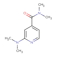Chemical structure of 2-(dimethylamino)-N,N-dimethylpyridine-4-carboxamide - CSSB00011296285