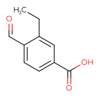 Chemical structure of 3-ethyl-4-formylbenzoic acid - CSSB00009927058