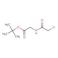 Chemical structure of tert-butyl 2-(2-chloroacetamido)acetate - CSSB00000699687