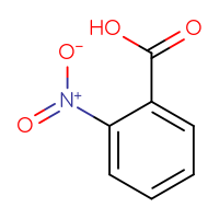 Chemical structure of 2-nitrobenzoic acid - CSSB00000188706