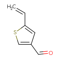 Chemical structure of 5-ethenylthiophene-3-carbaldehyde - CSSB00010630448
