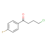 Chemical structure of 4-chloro-1-(4-fluorophenyl)butan-1-one - CSSB00000211961
