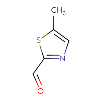 Chemical structure of 5-methyl-1,3-thiazole-2-carbaldehyde - CSSB00011361622