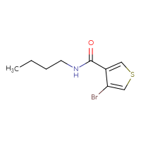 Chemical structure of 4-bromo-N-butylthiophene-3-carboxamide - CSSB00016356087