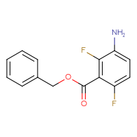 Chemical structure of benzyl 3-amino-2,6-difluorobenzoate - CSSB00012348340