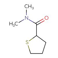 Chemical structure of N,N-dimethylthiolane-2-carboxamide - CSSB00012109795