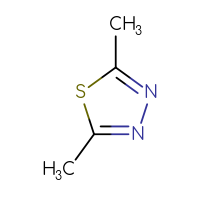 Chemical structure of dimethyl-1,3,4-thiadiazole - CSSB00000039960