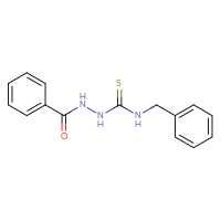 Chemical structure of N-[(benzylcarbamothioyl)amino]benzamide - CSSB00000003240