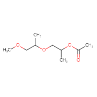 Chemical structure of 1-[(1-methoxypropan-2-yl)oxy]propan-2-yl acetate - CSSB00000065719