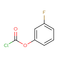 Chemical structure of 3-fluorophenyl carbonochloridate - CSSB00012954863