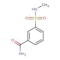 Chemical structure of 3-(methylsulfamoyl)benzamide - CSSB00000162001