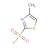 Chemical structure of 4-methyl-1,3-thiazole-2-sulfonyl fluoride - CSSB00015953013
