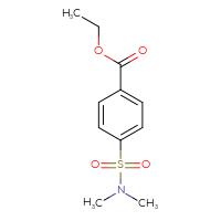 Chemical structure of ethyl 4-(dimethylsulfamoyl)benzoate - CSSB00000254666