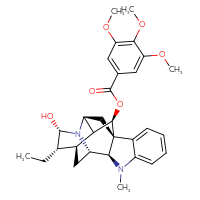 Chemical structure of (1R,9R,10S,12R,13S,14S,16S,18R)-13-ethyl-14-hydroxy-8-methyl-8,15-diazahexacyclo[14.2.1.0¹,⁹.0²,⁷.0¹⁰,¹⁵.0¹²,¹⁷]nonadeca-2,4,6-trien-18-yl 3,4,5-trimethoxybenzoate - CSSB00159262259