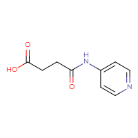 Chemical structure of 3-[(pyridin-4-yl)carbamoyl]propanoic acid - CSSB00011367273