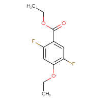 Chemical structure of ethyl 4-ethoxy-2,5-difluorobenzoate - CSSB00011102712