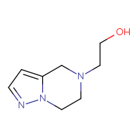 Chemical structure of 2-{4H,5H,6H,7H-pyrazolo[1,5-a]pyrazin-5-yl}ethan-1-ol - CSSB00117075552