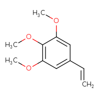 Chemical structure of 5-ethenyl-1,2,3-trimethoxybenzene - CSSB00012123931