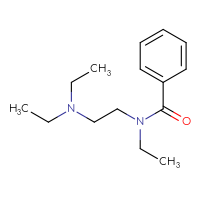 Chemical structure of N-[2-(diethylamino)ethyl]-N-ethylbenzamide - CSSB06663718090