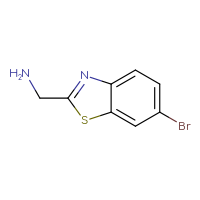 Chemical structure of 1-(6-bromo-1,3-benzothiazol-2-yl)methanamine - CSSB00012361986
