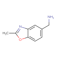 Chemical structure of 1-(2-methyl-1,3-benzoxazol-5-yl)methanamine - CSSB00015868099