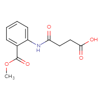 Chemical structure of 3-{[2-(methoxycarbonyl)phenyl]carbamoyl}propanoic acid - CSSB00000594632