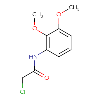 Chemical structure of 2-chloro-N-(2,3-dimethoxyphenyl)acetamide - CSSB00010204806