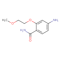Chemical structure of 4-amino-2-(2-methoxyethoxy)benzamide - CSSB00011977802