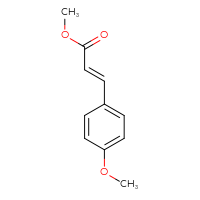 Chemical structure of methyl (2E)-3-(4-methoxyphenyl)prop-2-enoate - CSSB00000150778