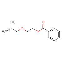 Chemical structure of 2-(2-methylpropoxy)ethyl benzoate - CSSB00000035776