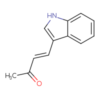 Chemical structure of (3E)-4-(1H-indol-3-yl)but-3-en-2-one - CSSB00016257277