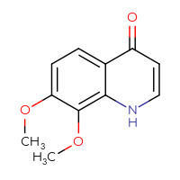 Chemical structure of 7,8-dimethoxy-1,4-dihydroquinolin-4-one - CSSB00010187738