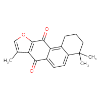 Chemical structure of 4,4,8-trimethyl-1H,2H,3H,4H,7H,11H-phenanthro[3,2-b]furan-7,11-dione - CSSB00102523982