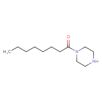Chemical structure of 1-(piperazin-1-yl)octan-1-one - CSSB00011249559