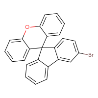 Chemical structure of 3-bromospiro[fluorene-9,9'-xanthene] - CSSB02495333362