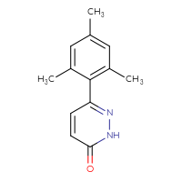 Chemical structure of 6-(2,4,6-trimethylphenyl)-2,3-dihydropyridazin-3-one - CSSB00000352823