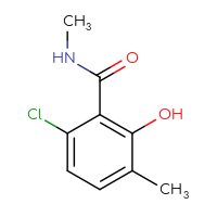 Chemical structure of 6-chloro-2-hydroxy-N,3-dimethylbenzamide - CSSB03228945041