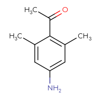 Chemical structure of 1-(4-amino-2,6-dimethylphenyl)ethan-1-one - CSSB00009854263
