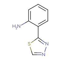 Chemical structure of 2-(1,3,4-thiadiazol-2-yl)aniline - CSSB00009959382